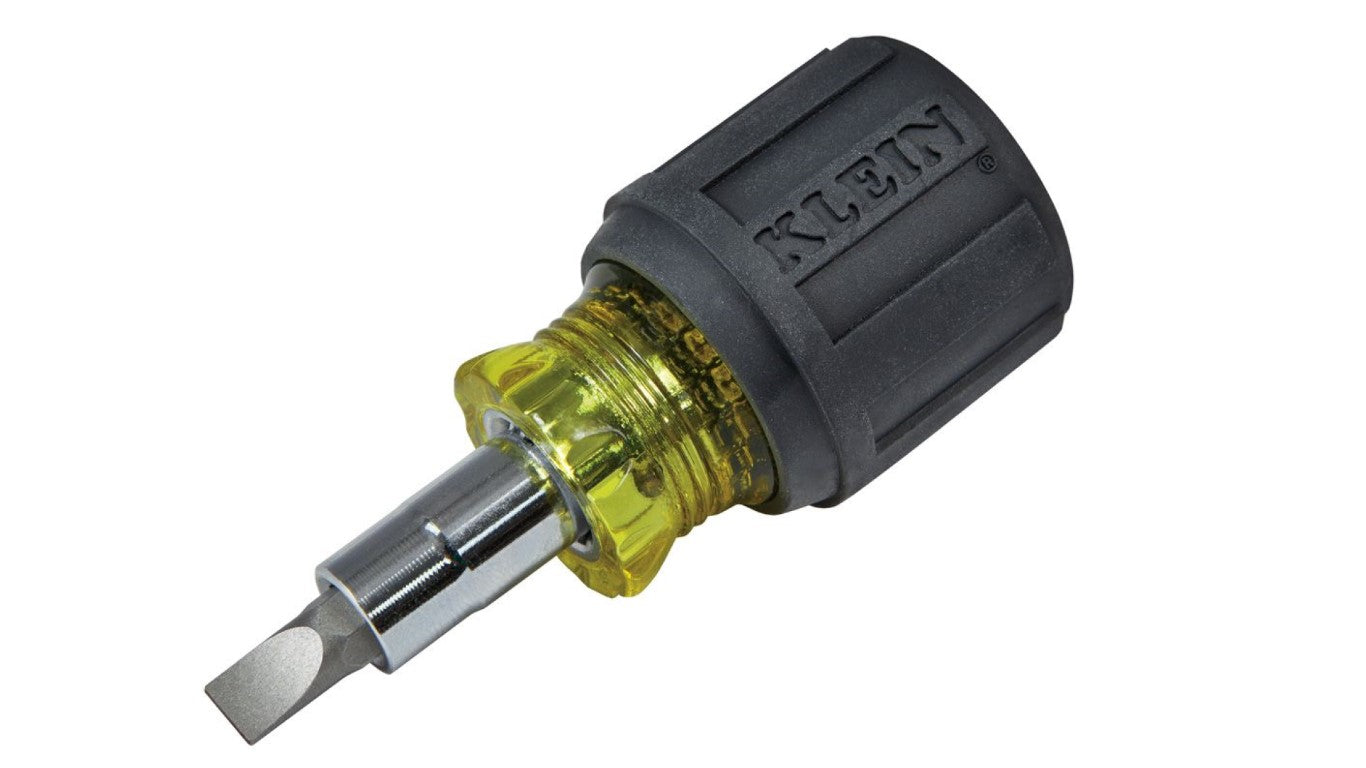 32561 Multi-Bit Screwdriver / Nut Driver, 6-in-1, Stubby, Ph, SI Bits