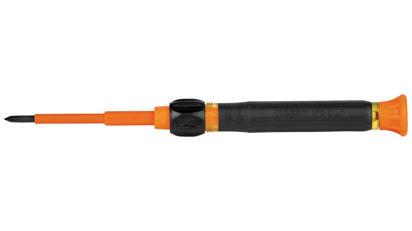 32581INS 2-in-1 Insulated Electronics Screwdriver, Phillips, Slotted Bits