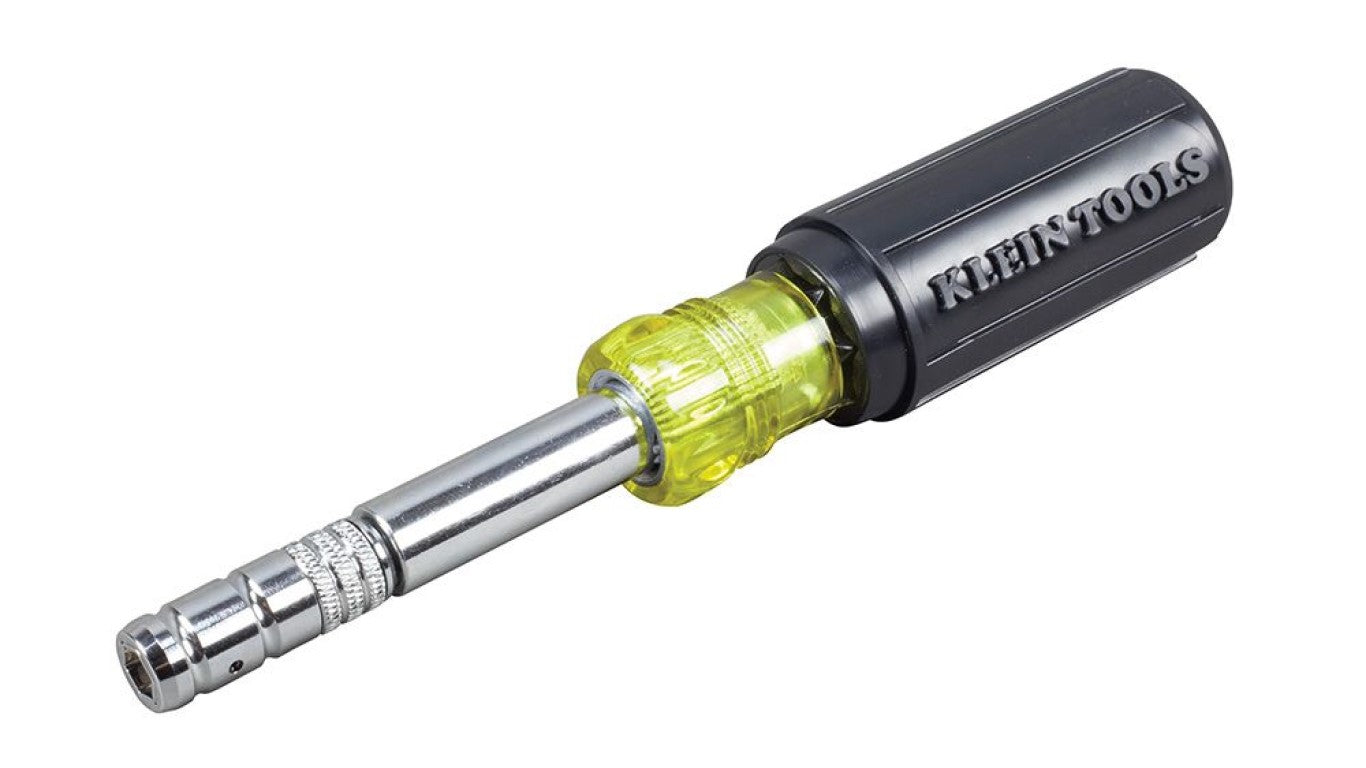 32596 HVAC Slide Drive Multi-Bit Screwdriver / Nut Driver, 8-in-1
