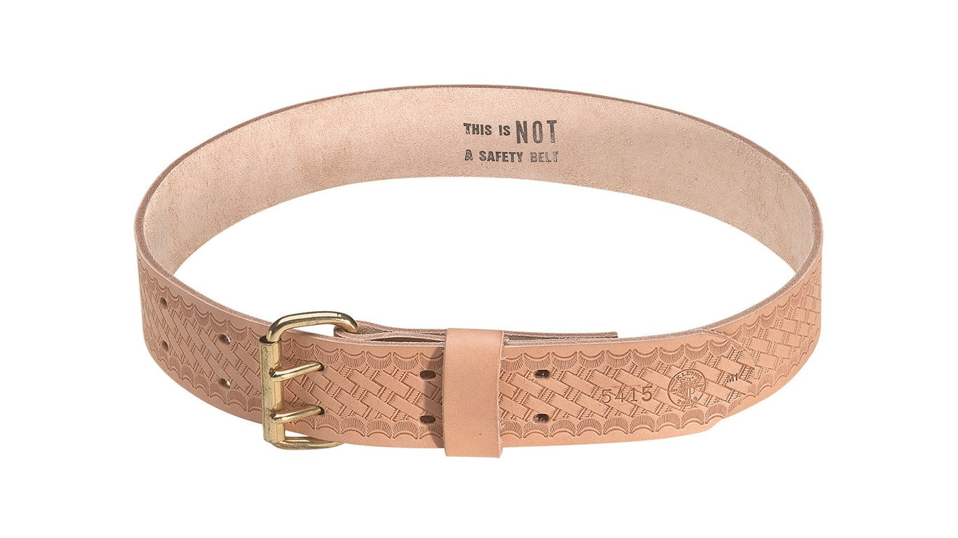 5415S Heavy-Duty Embossed Leather Tool Belt, Small