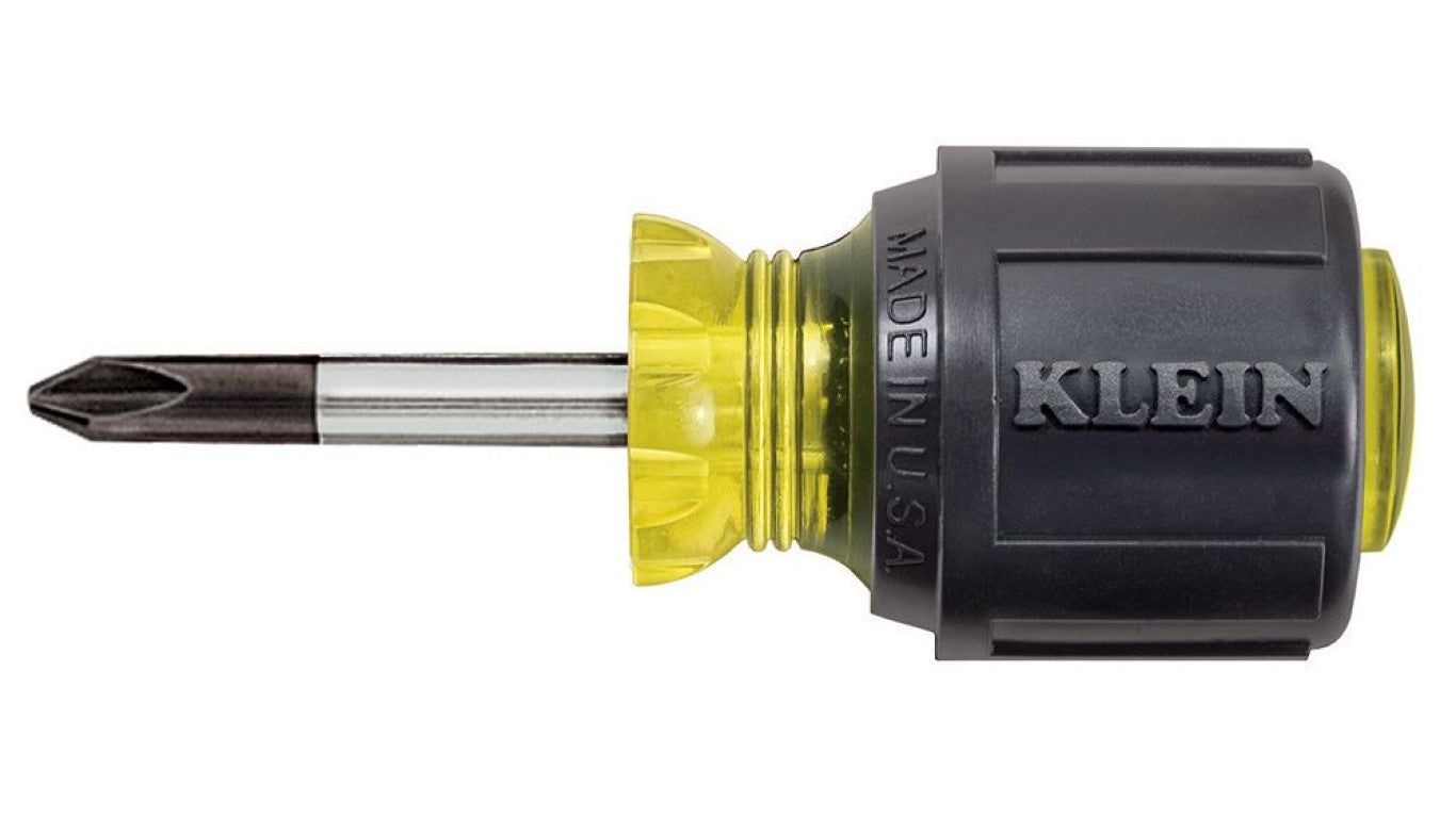 603-1 Stubby Screwdriver, #2 Phillips, 1-1/2-Inch Shank