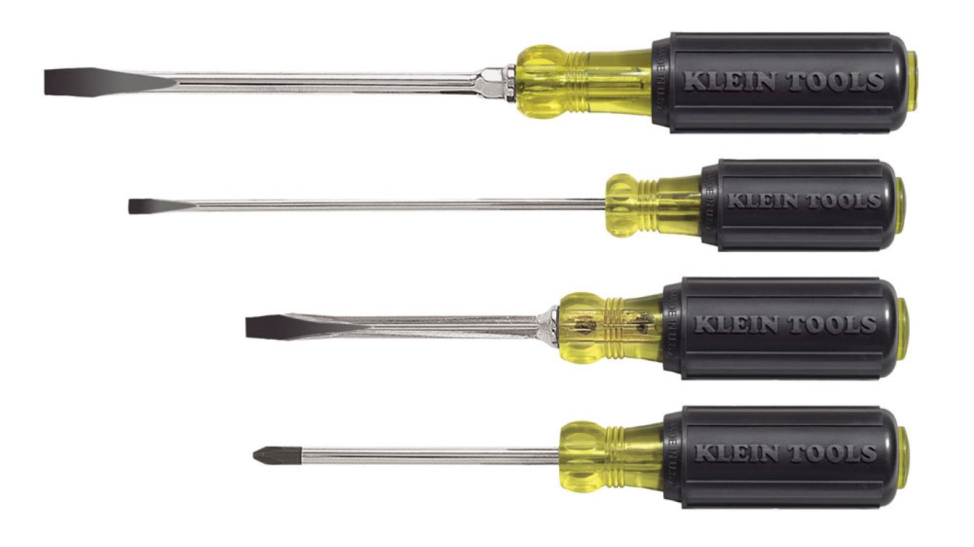 85105 Screwdriver Set, Slotted and Phillips, 4-Piece