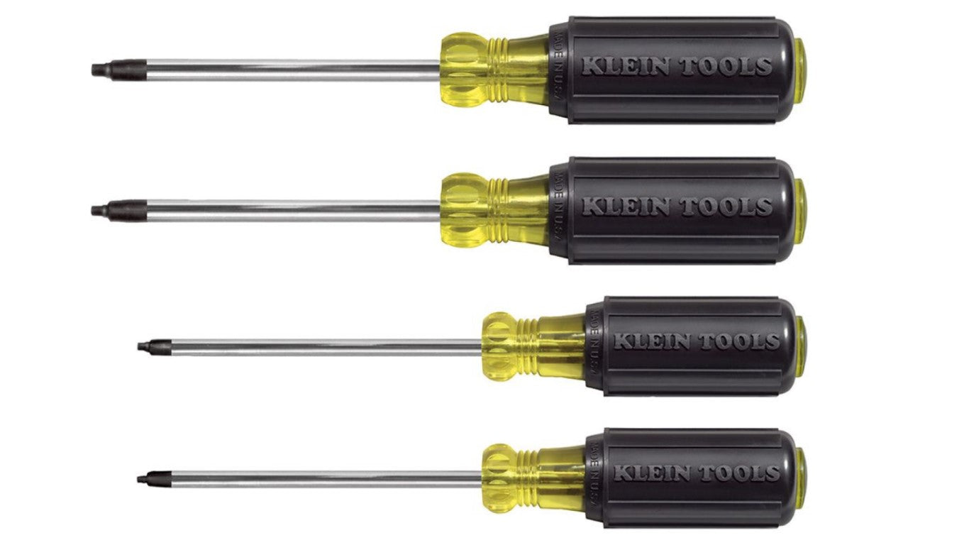 85664 Screwdriver Set, Square Recess, 4-Piece