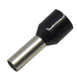AW60009 10 AWG (9mm Pin) Insulated Ferrules - Black