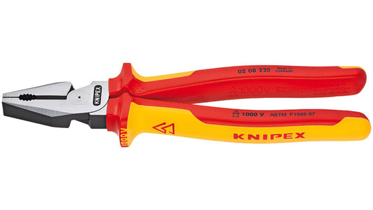 02 08 225 High Leverage Combination Pliers 1000V Insulated
