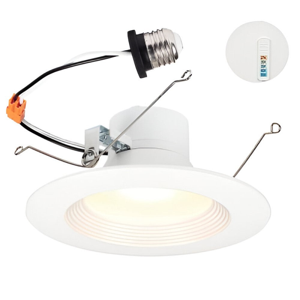 52360 14 Watt (100 Watt Equivalent) 5-6-Inch Dimmable Recessed LED Downlight with Color Temperature Selection, ENERGY STAR