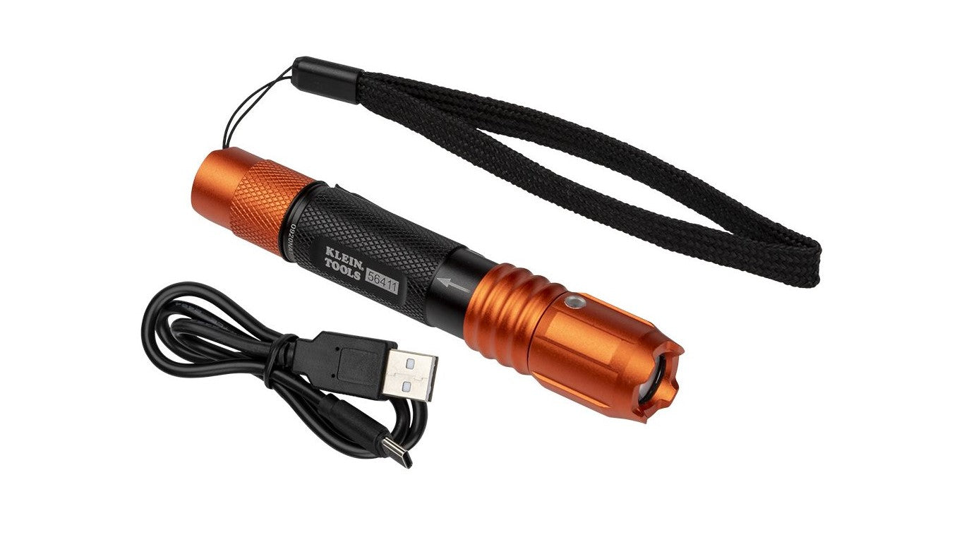 56411 Rechargeable Waterproof LED Pocket Light with Lanyard