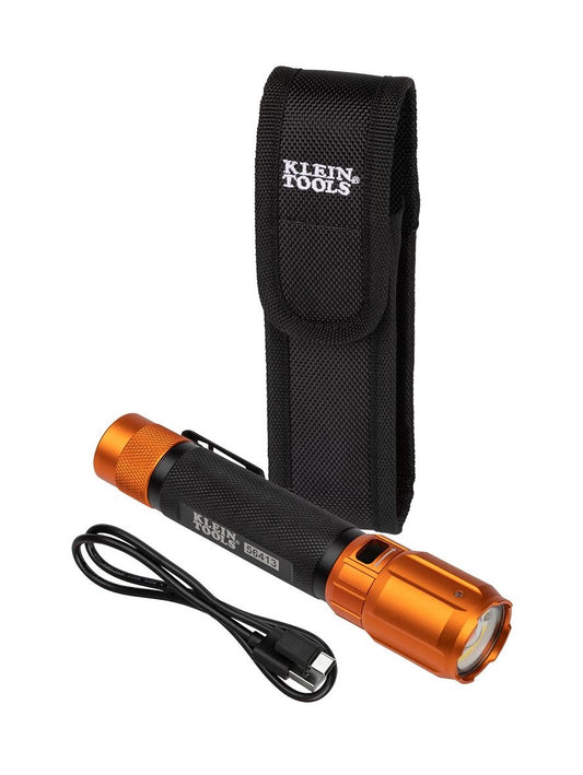 56413 Rechargeable 2-Color LED Flashlights with Holster