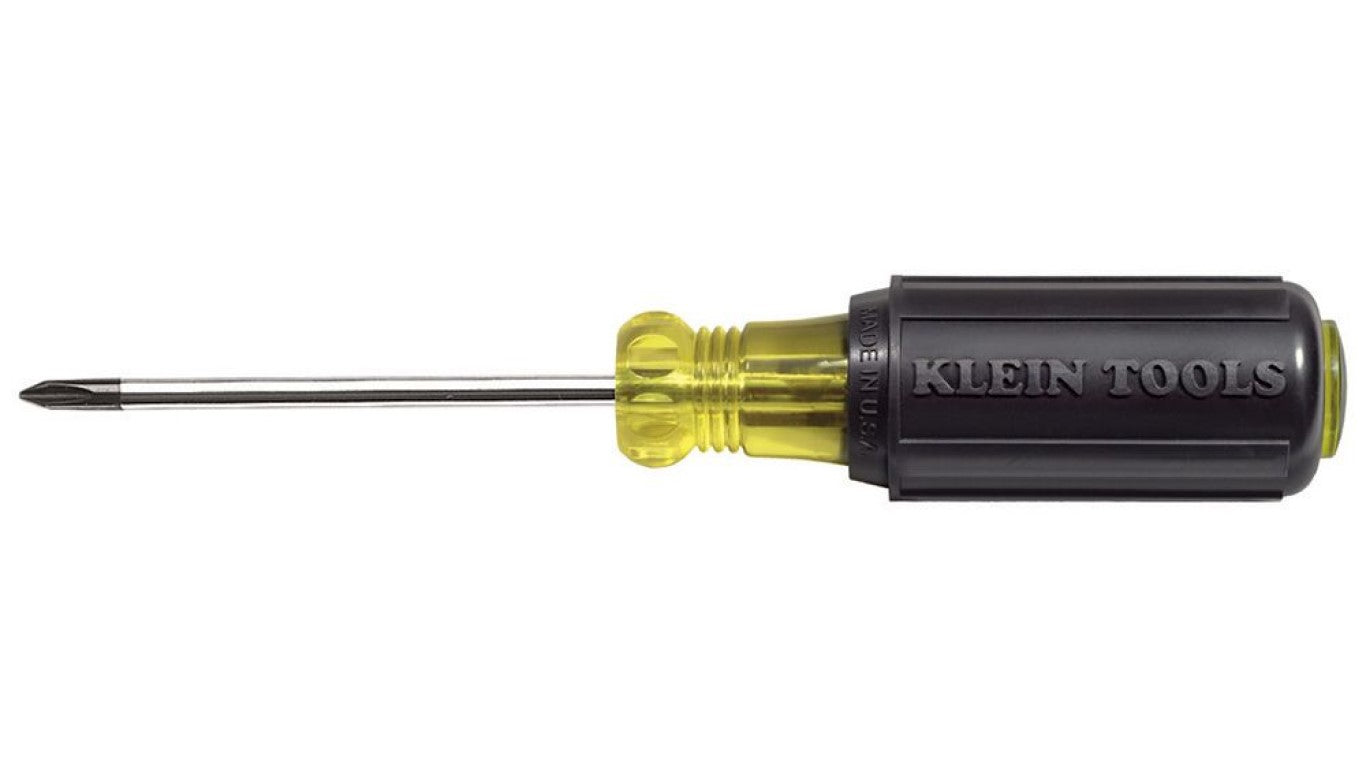 603-3 #1 Phillips Screwdriver, 3-Inch Round Shank