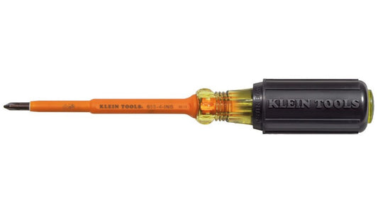 633-4-INS Insulated Screwdriver, #1 Phillips Tip, 4-Inch