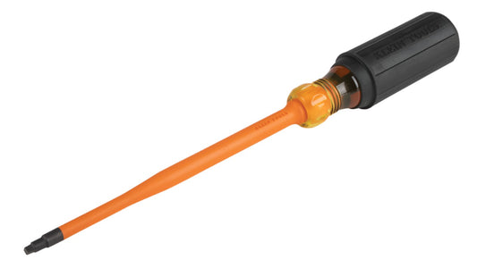 694-6-INS Slim-Tip 1000V Insulated Screwdriver, #2 Square, 6-Inch Round Shank