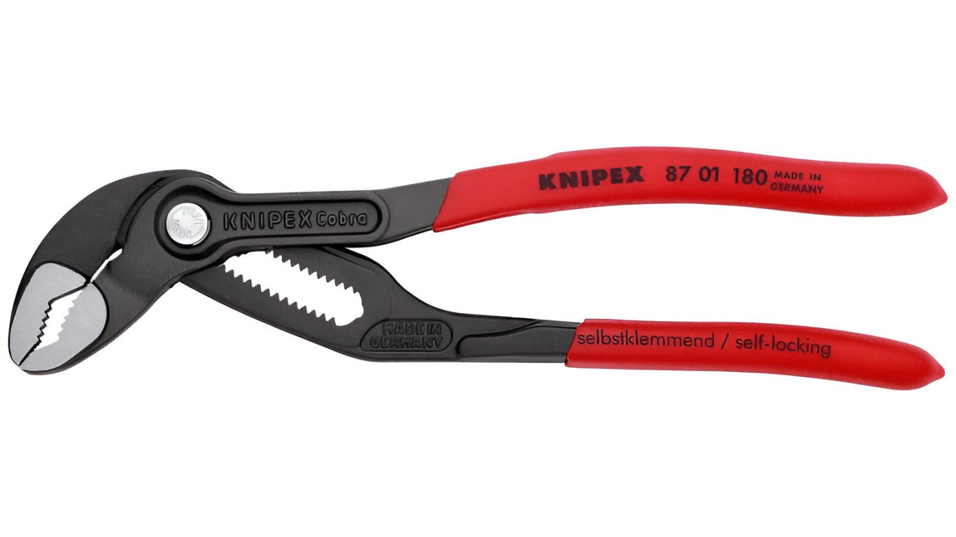 87 01 180 Knipex Cobra Hightech Water Pump Pliers