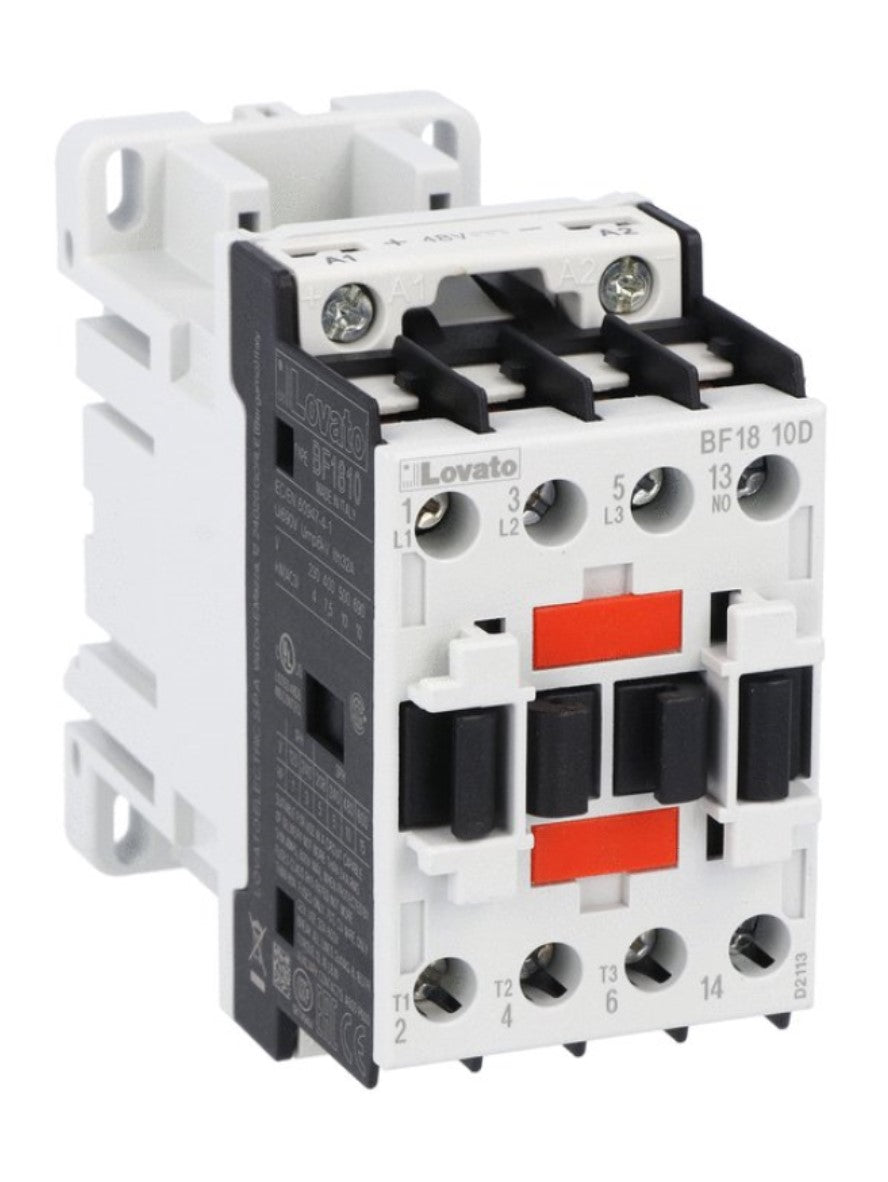 BF1810D024 3P Contactor 1NO 18A 24VDC