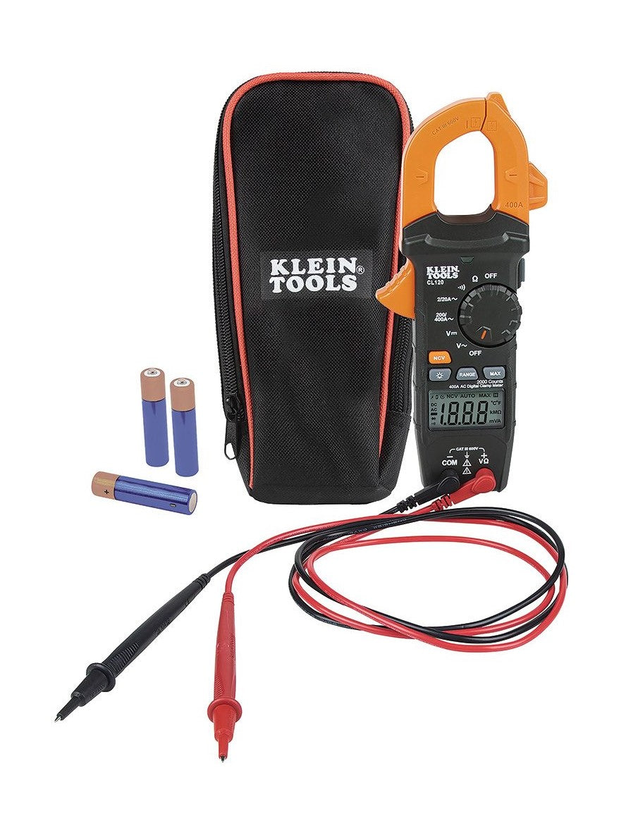 CL120 Digital Clamp Meter, AC Auto-Ranging 400 AMP