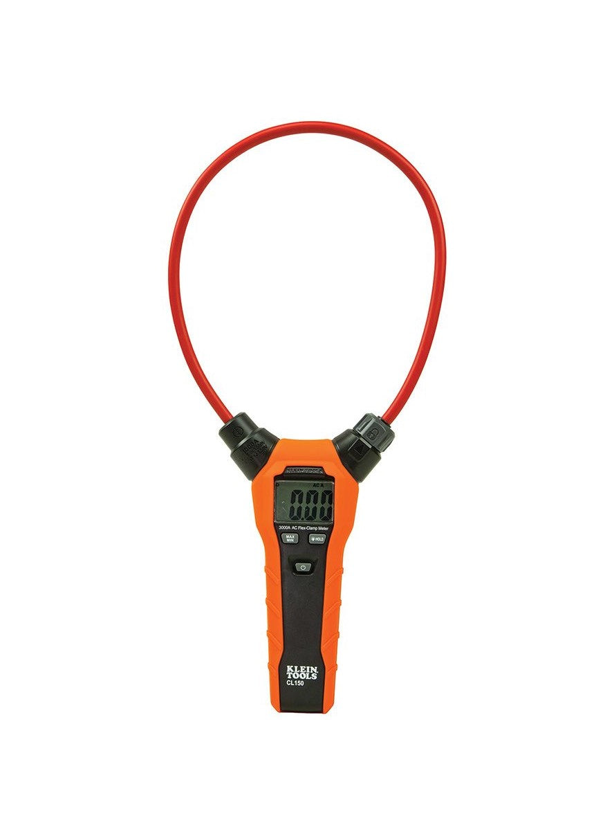 CL150 Clamp Meter, Digital AC Electrical Tester with 18-Inch Flexible Clamp