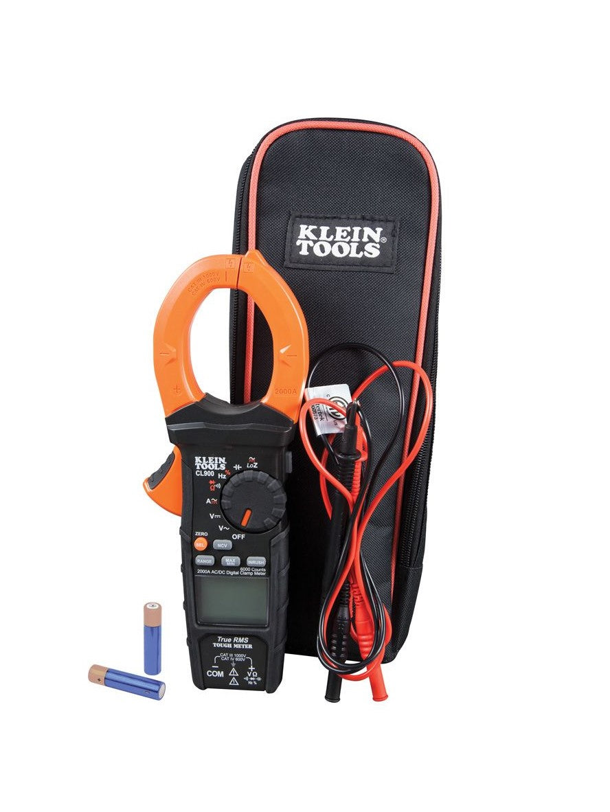 CL900 Digital Clamp Meter, AC Auto-Range TRMS, Low Impedance (LoZ), 2000 Amp