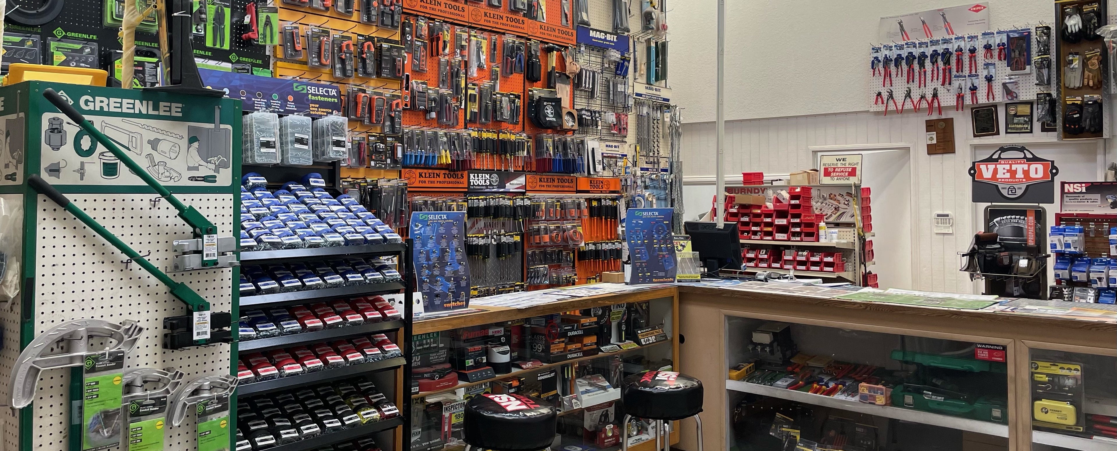 The inside of J&A Electrical Supplies