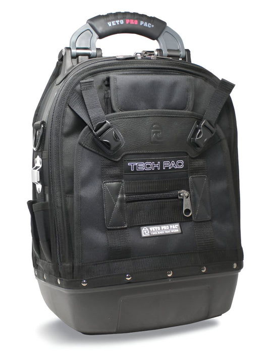TECH-PAC-Blackout Large Customizable Tool Backpack