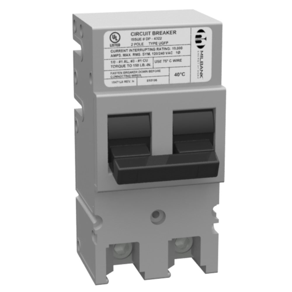 UQFP-150 150A 2P Plug In CB 10K