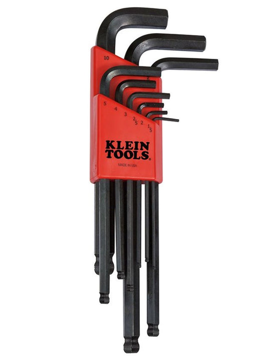 BLMK10 L Style Ball End Hex Key Caddy Set Metric 9-Piece