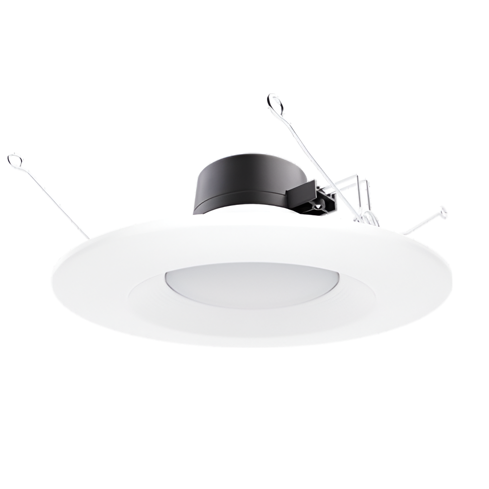 PT-DLR-B-6I-5C3P 5”/6” LED Baffle Retrofit Recessed Downlight with CCT and Wattage Selector