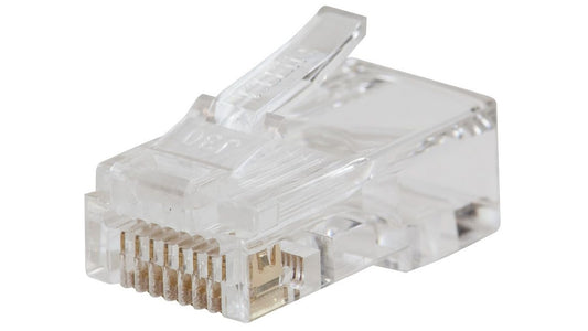 VDV826-729 Pass-Thru Modular Data Plugs RJ45-CAT6, 10-Pack