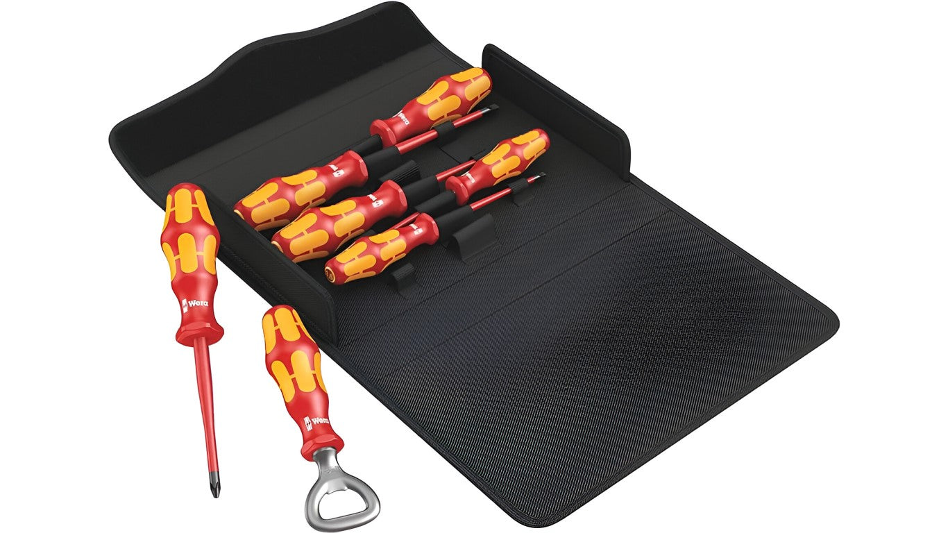 05136022001 Kraftform 100 iS/7 Set 2 Screwdriver Set Kraftform Plus Series 100. Partly with Reduced Blade Diameter, 7 Pieces