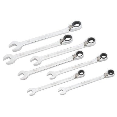 0354-01 Wrench Set, Ratcheting 7 PC