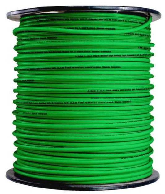 #10 THHN 500' STR Wire Green