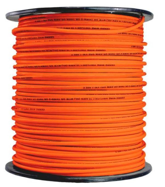 #10 THHN 500' STR Wire Orange