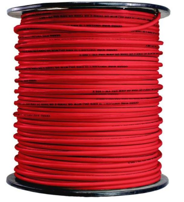 #10 THHN 500' STR Wire Red