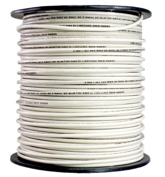 #10 THHN 500' STR Wire White