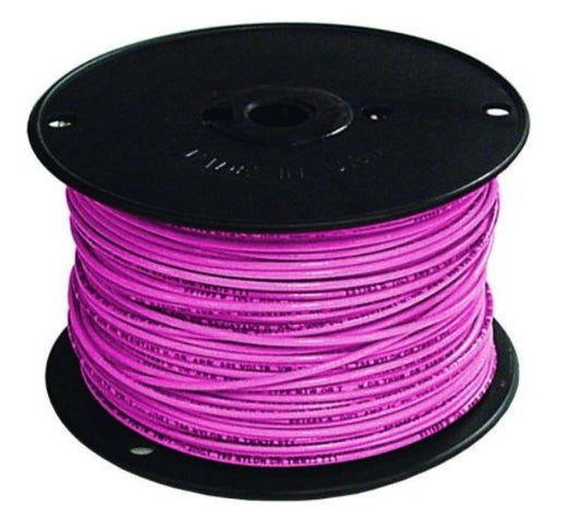 #14 THHN 500' Solid Wire Pink