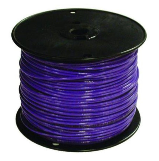 #14 THHN 500' Solid Wire Purple