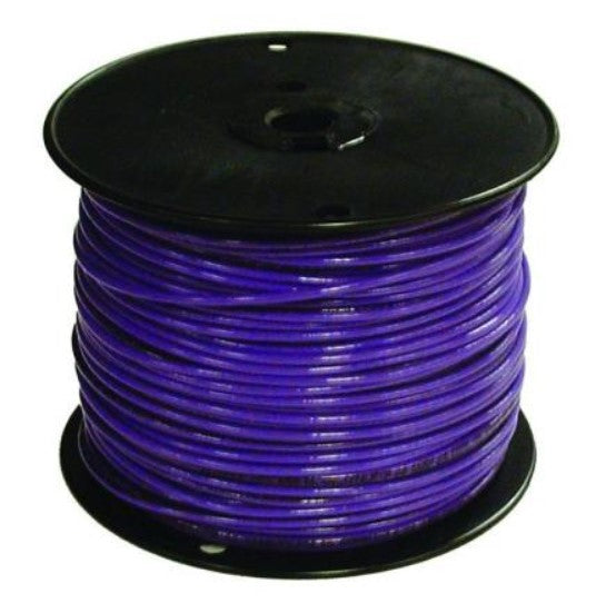 #14 THHN 500' STR Wire Purple