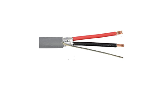 CONTROL CABLE 18AWG 2C RISER (CMR) SHIELDED STRANDED