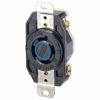 2420 20A 250V 3P 4W Single Lock RECP L15-20R