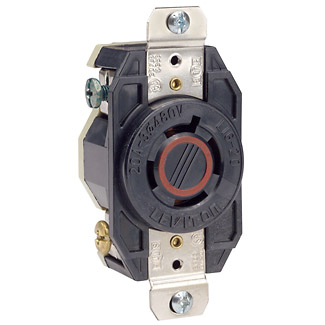 2430 20A 480V Twistlock RECP L16-20R