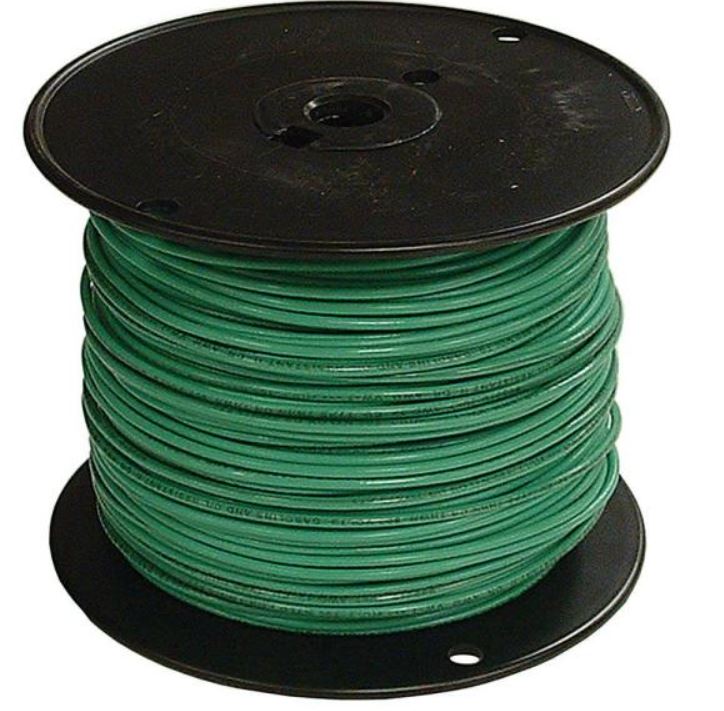 #4 THHN 500' Wire Green