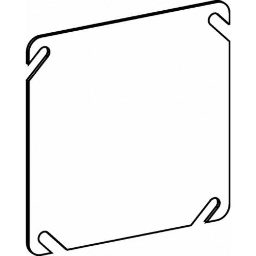 4BC Flat, 4” Square (4S) Blank Cover