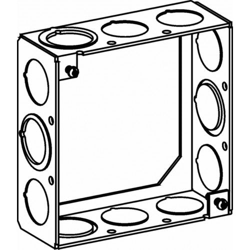 4SB-MKO-EXT 1-1/2” Deep, 4” Square (4S) Extension Ring Welded With MKO