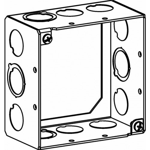 4SDB-MKO-EXT 2-1/8” Deep, 4” Square (4S) Deep Extension Ring Welded With MKO