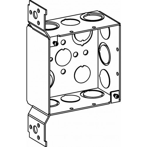 4SDB-MKO-FB 2-1/8” Deep, 4” Square (4S) Deep Box Welded With MKO & FB Bracket
