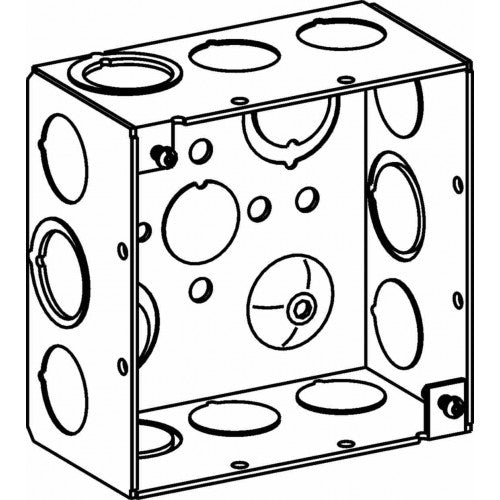 4SDB-MKO 2-1/8” Deep, 4” Square (4S) Deep Box Welded With MKO