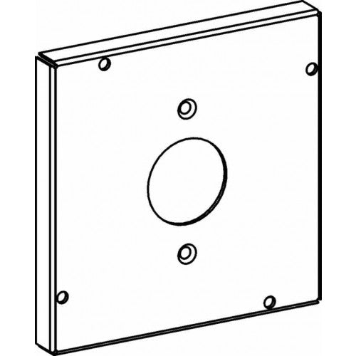 5503 Raised 1/2”, 4-11/16” Square (5S) Single Receptacle Industrial Cover