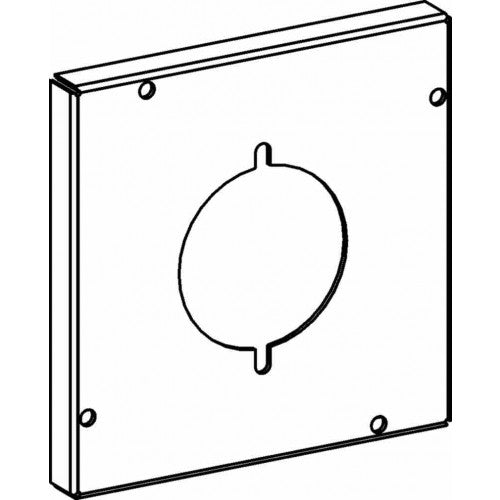 5507 Raised 1/2”, 4-11/16” Square (5S) 30 TO 50A, 2.156” Diameter Power Outlet Industrial Cover