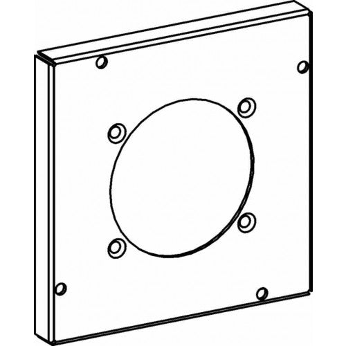 5508 Raised 1/2”, 4-11/16” Square (5S) 30 To 60A, 2.625” Diameter Power Outlet Industrial Cover