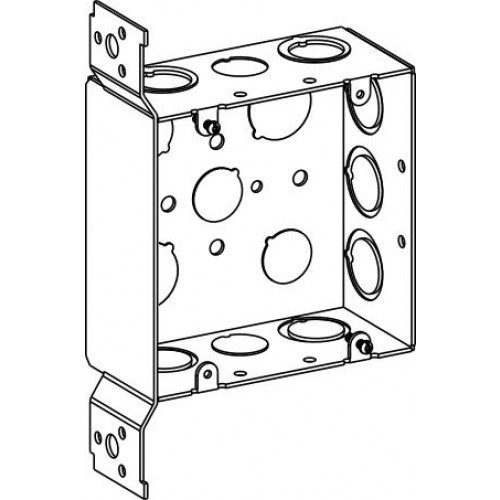 5SDB-MKO-FB 2-1/8” Deep, 4-11/16” Square (5S) Box Welded With MKO & FB Bracket