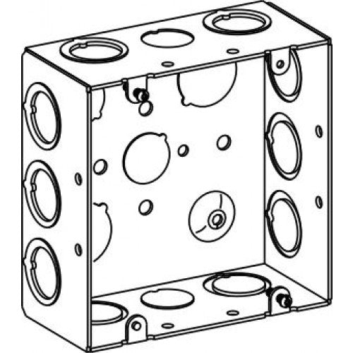 5SDB-MKO 2-1/8” Deep 4-11/16” Square (5S) Box Welded With MKO