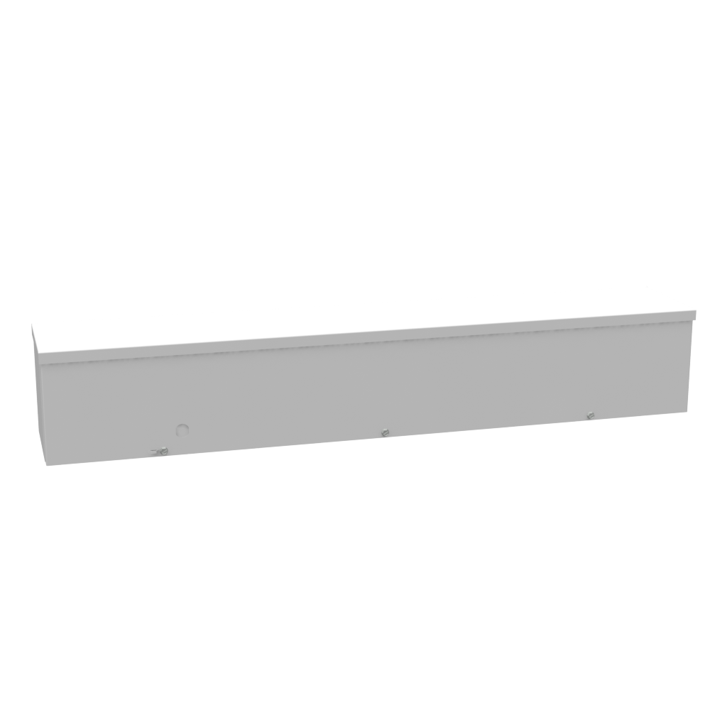 6636-GSC3R Outdoor Gutter 6x6x36